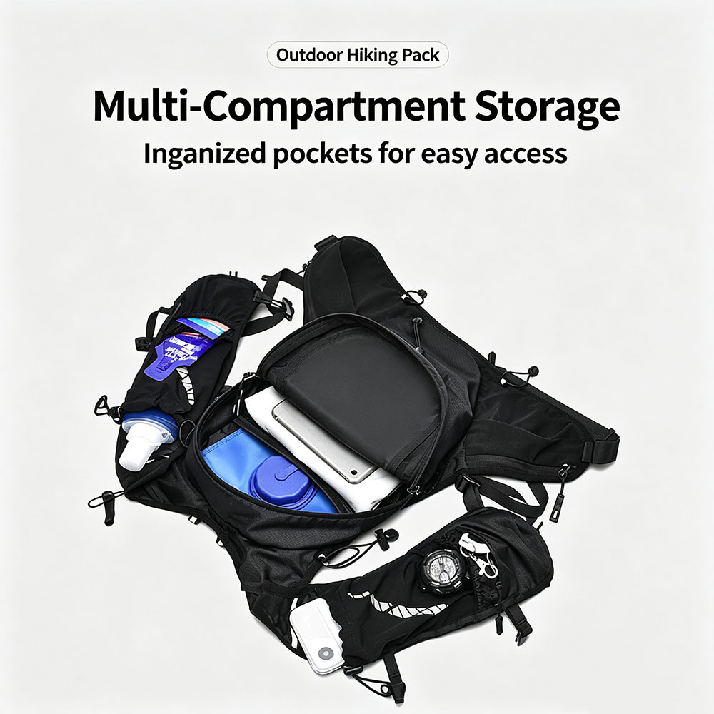 Hydration Running Backpack Lig - Reflective Cycling Vest recension och pris