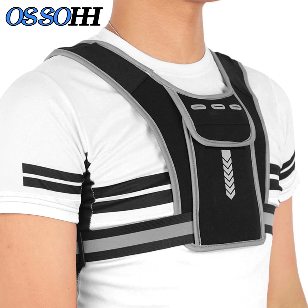 1Pcs Reflective Running Vest,  - Reflective Cycling Vest recension och pris