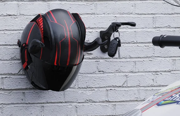 No Drill Wall Mount Helmet Rac - Cycling Gear Wall Mount recension och pris