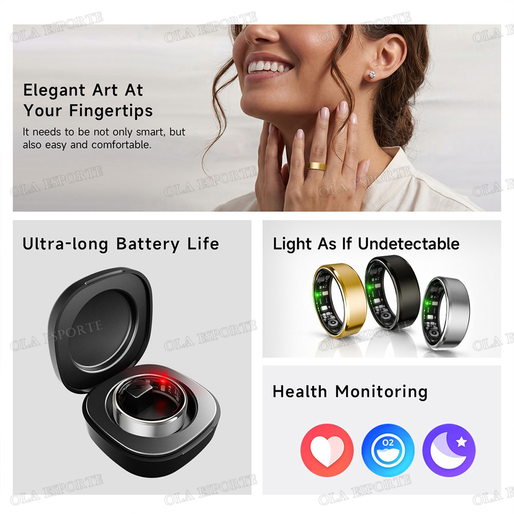 Smart Ring Health Tracker – He - Cycling Heart Rate Monitor recension och pris