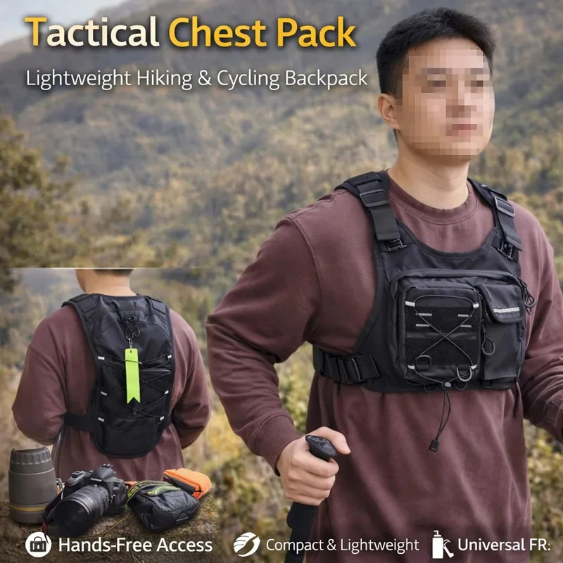 ​High-Quality Tactical Vest Ch - Reflective Cycling Vest recension och pris