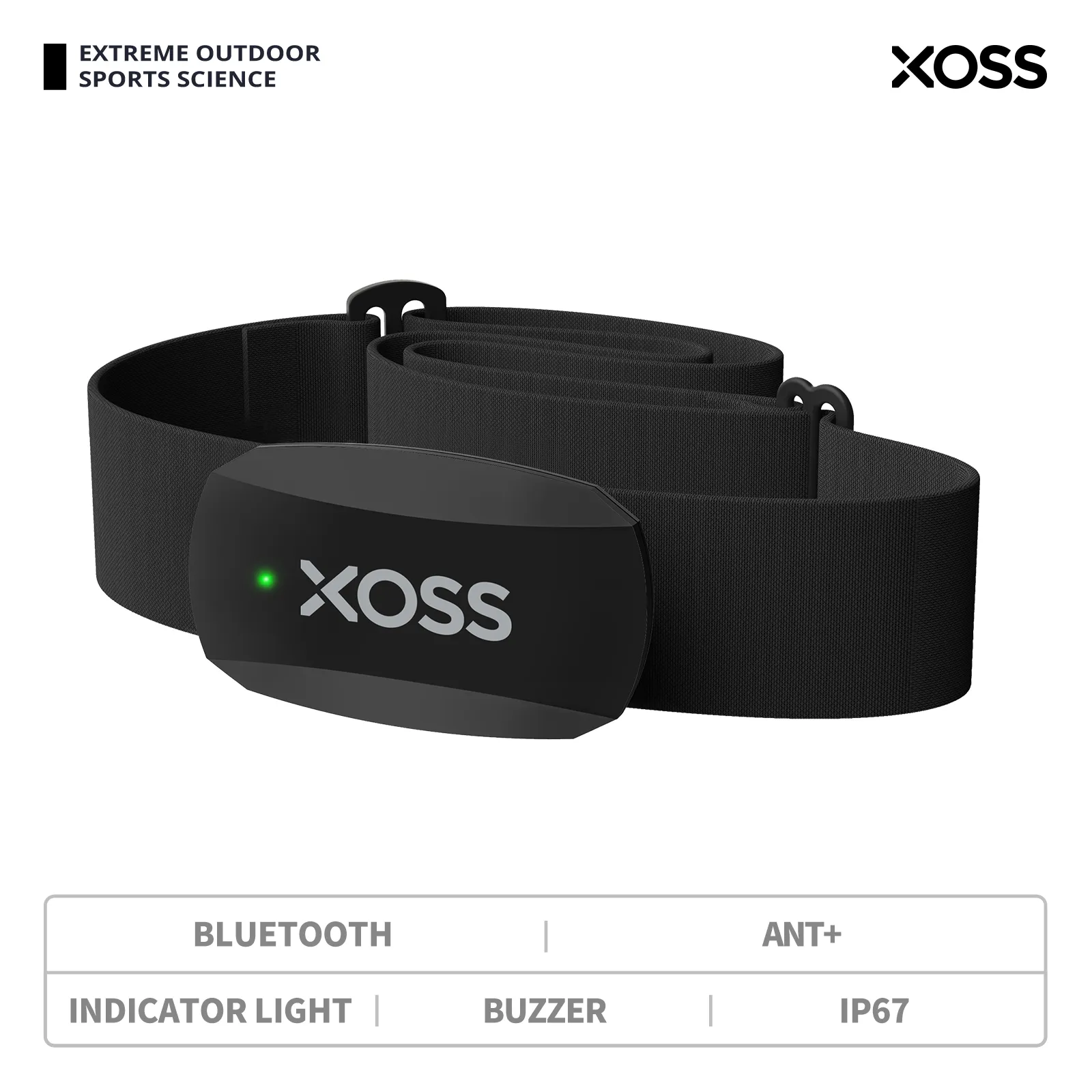 XOSS X2 Chest Strap Heart Rate - Cycling Heart Rate Monitor recension och pris