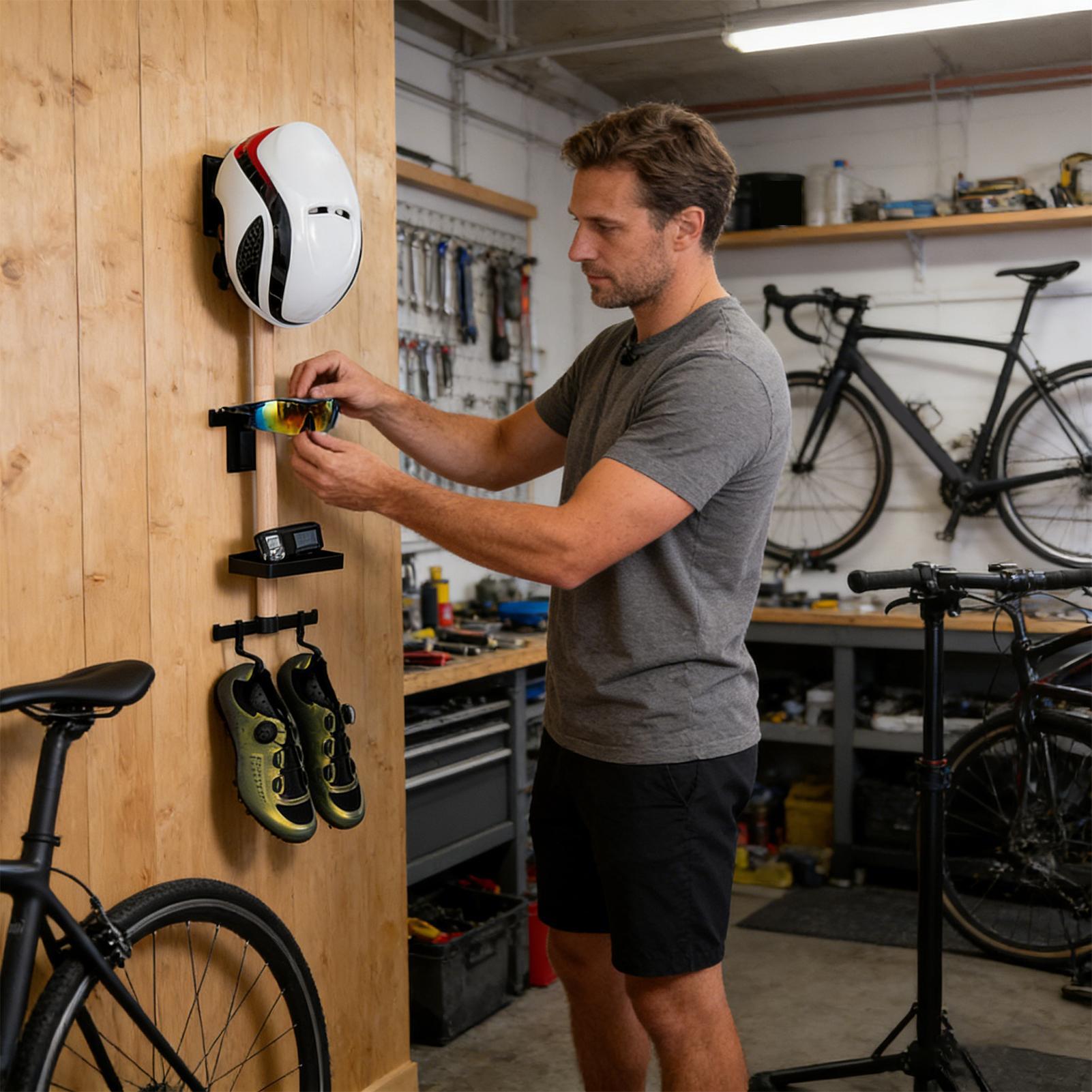 Vertical Cycling Gear Organize - Cycling Gear Wall Mount recension och pris