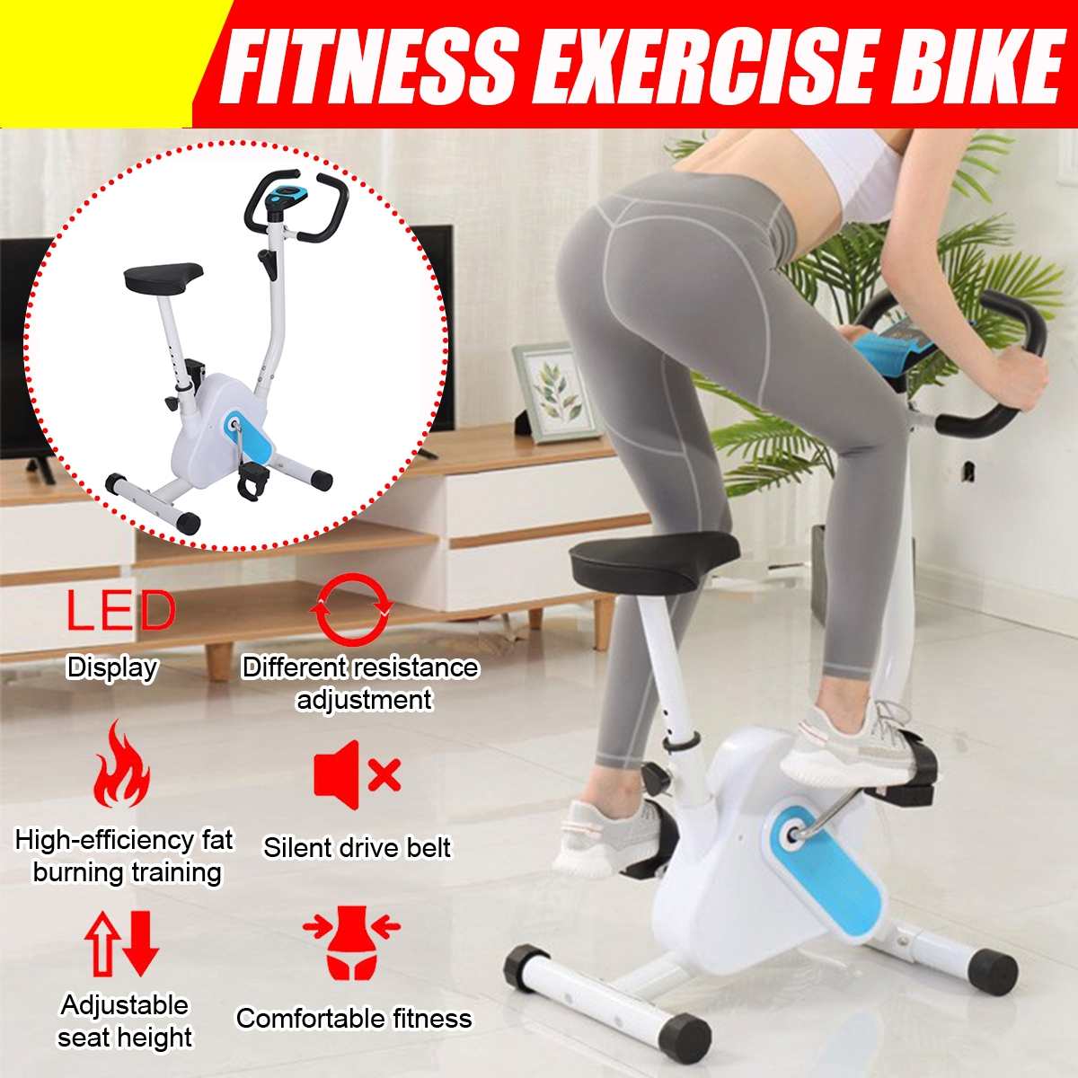 LED Display Cycling Machine Wo - Cycling Gear Indoor recension och pris
