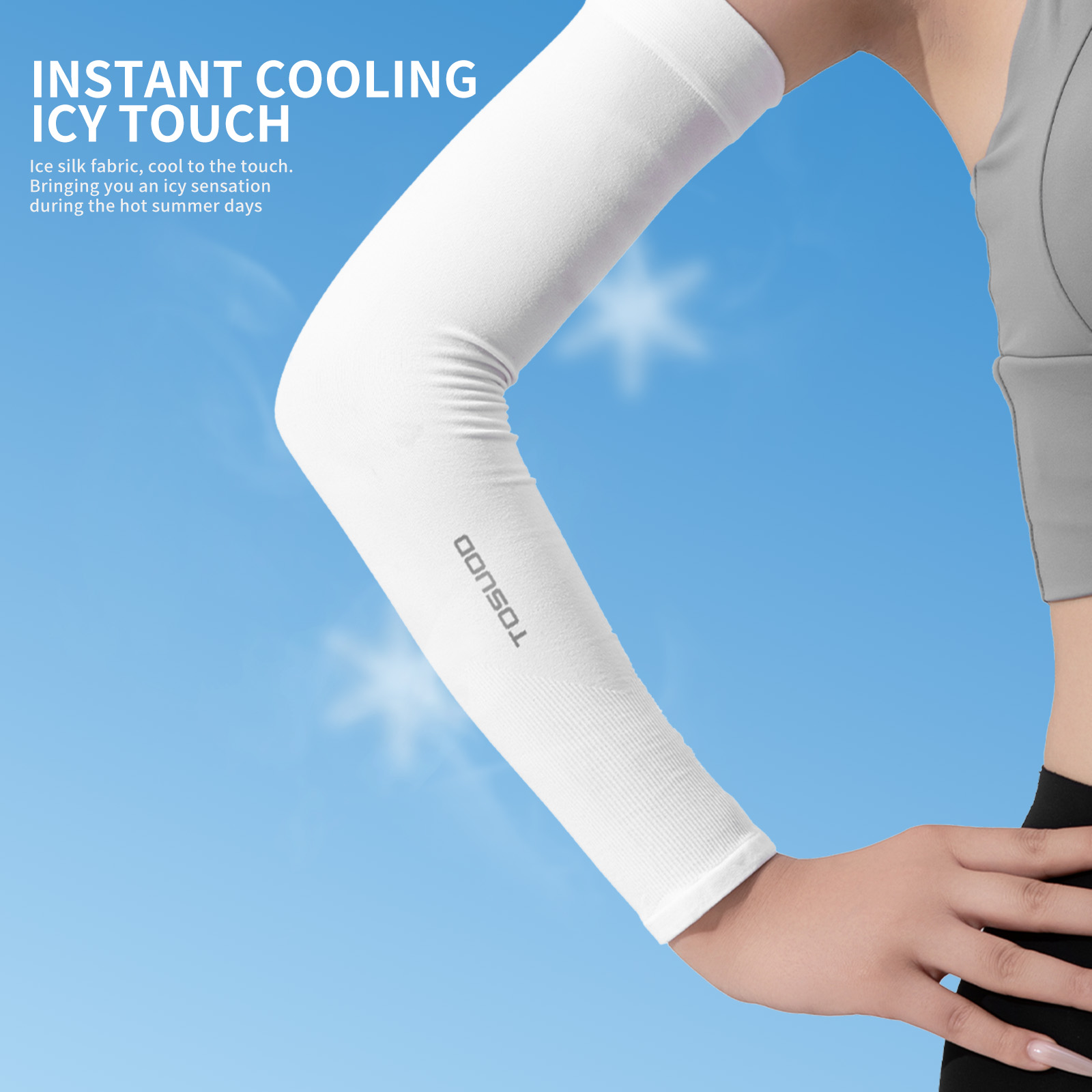 TOSUOD Ice Silk Bicycle Sleeve - Cycling Arm Warmers recension och pris