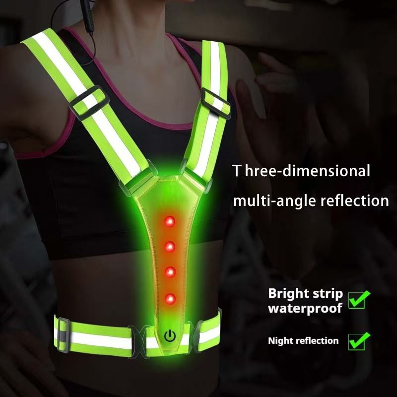 LED Running Vest Reflective Gl - Reflective Cycling Vest recension och pris