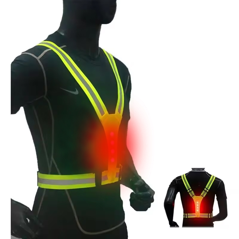 LED Running Vest Reflective Gl - Reflective Cycling Vest recension och pris