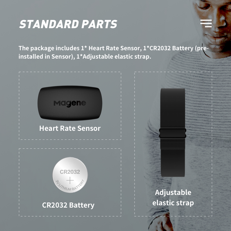 Magene NEW Model H64 Bluetooth - Cycling Heart Rate Monitor recension och pris