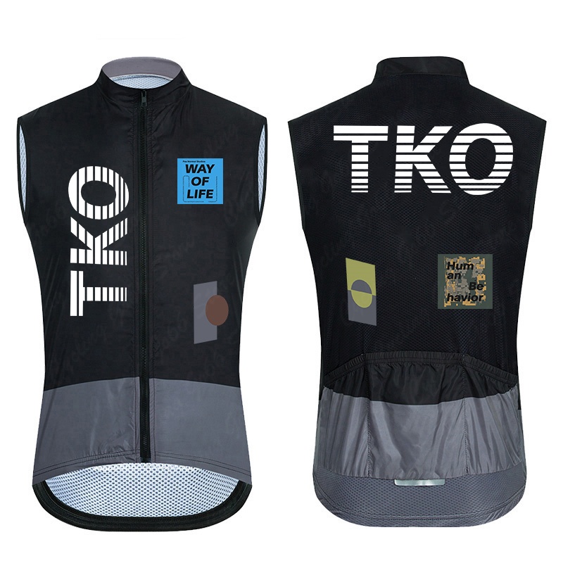 TKO Men's Windproof Waterproof - Reflective Cycling Vest recension och pris