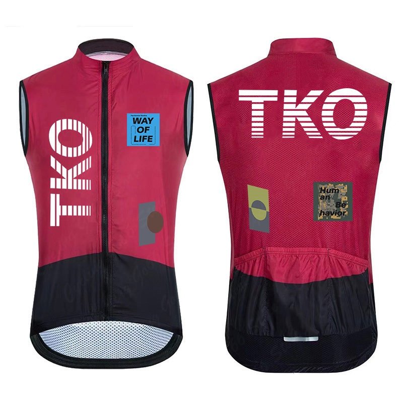 TKO Men's Windproof Waterproof - Reflective Cycling Vest recension och pris