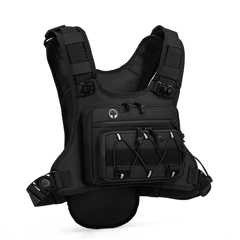 Tactical Bag Front Chest Rig V - Reflective Cycling Vest recension och pris