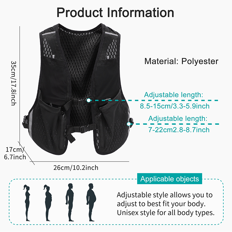 TINYAT Reflective Multi-functi - Reflective Cycling Vest recension och pris