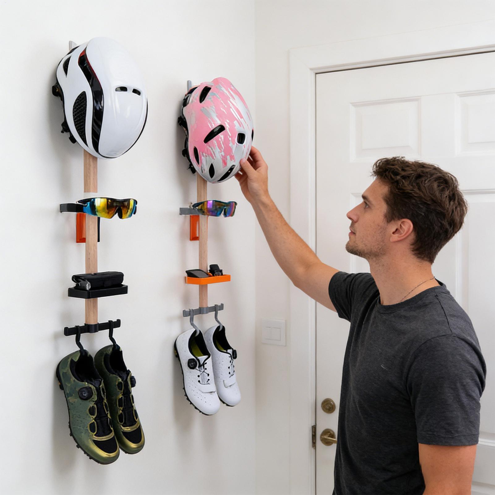 Vertical Cycling Gear Organize - Cycling Gear Wall Mount recension och pris