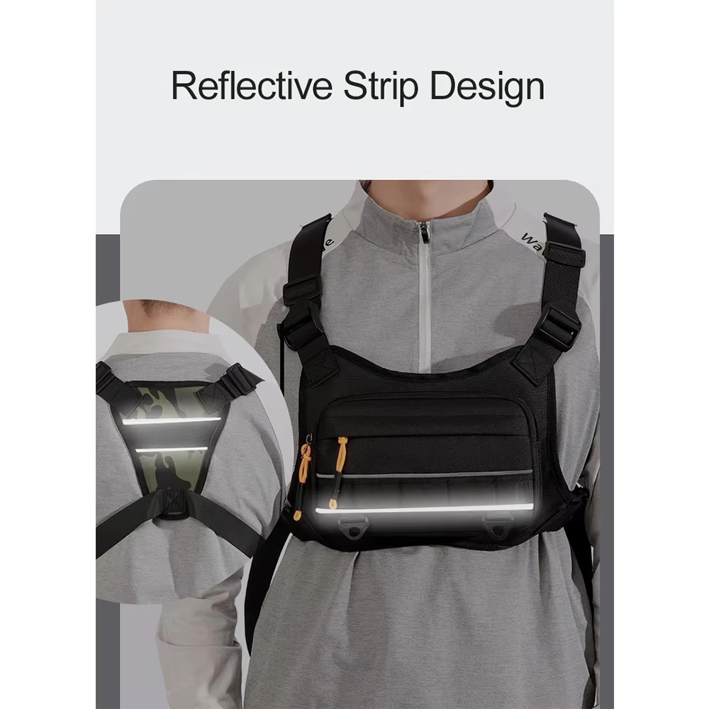 Cycling Front Chest Vest Tacti - Reflective Cycling Vest recension och pris