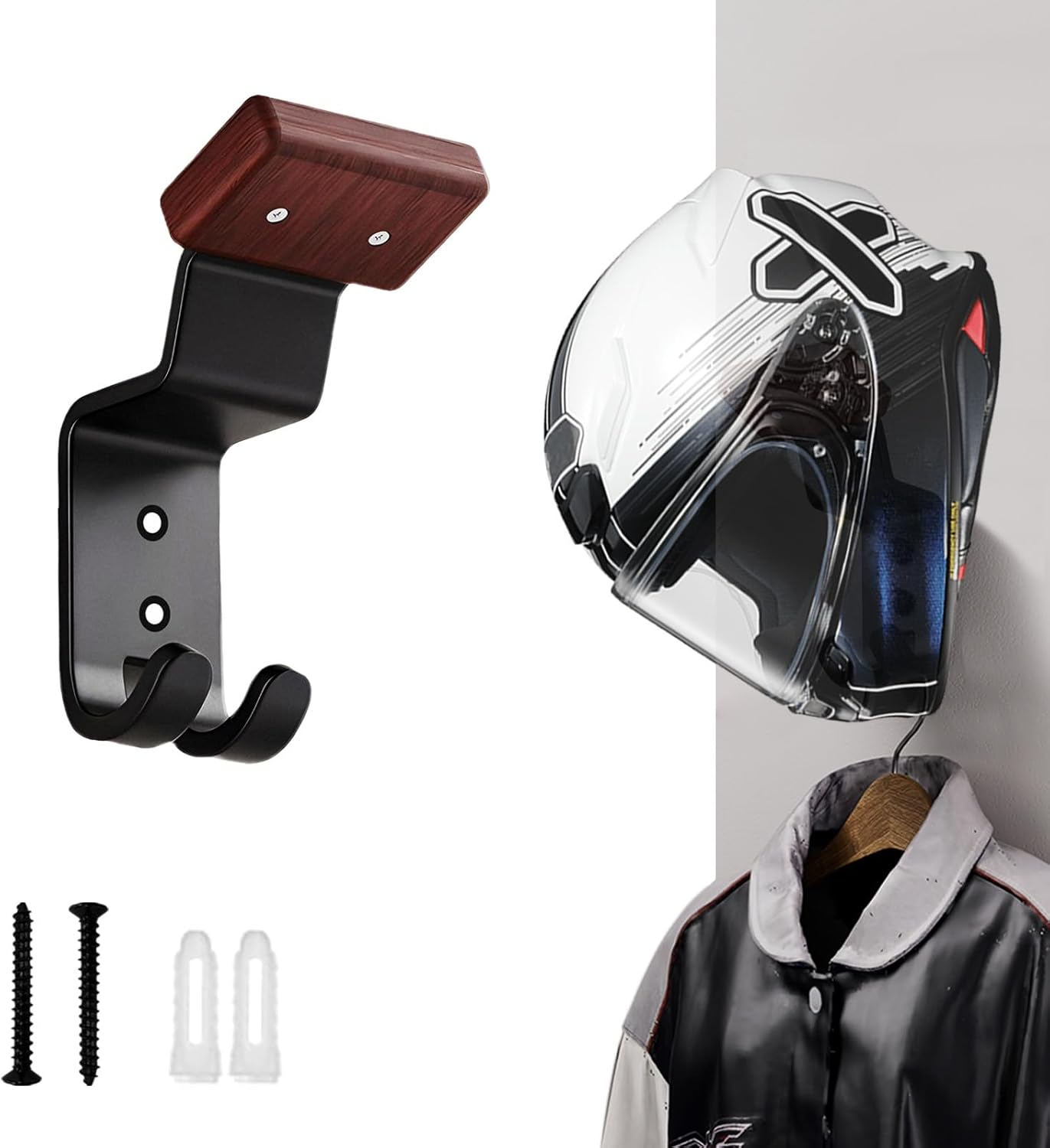 Motorcycle Helmet Holder Wall  - Cycling Gear Wall Mount recension och pris
