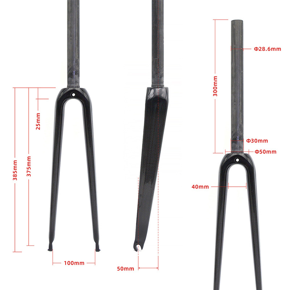 650C Full Carbon Rigid Front F - Cycling Gear Inches recension och pris